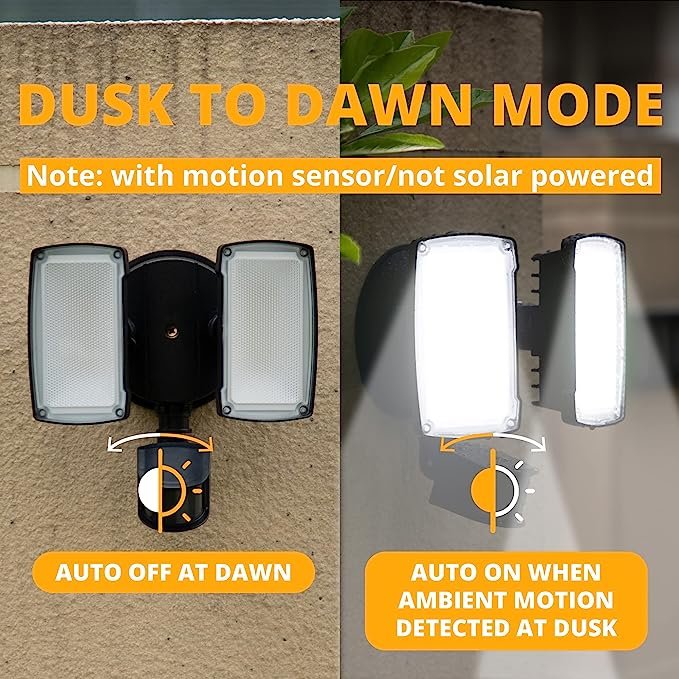 UME 19W LED Flood Light Motion Sensor Outdoor